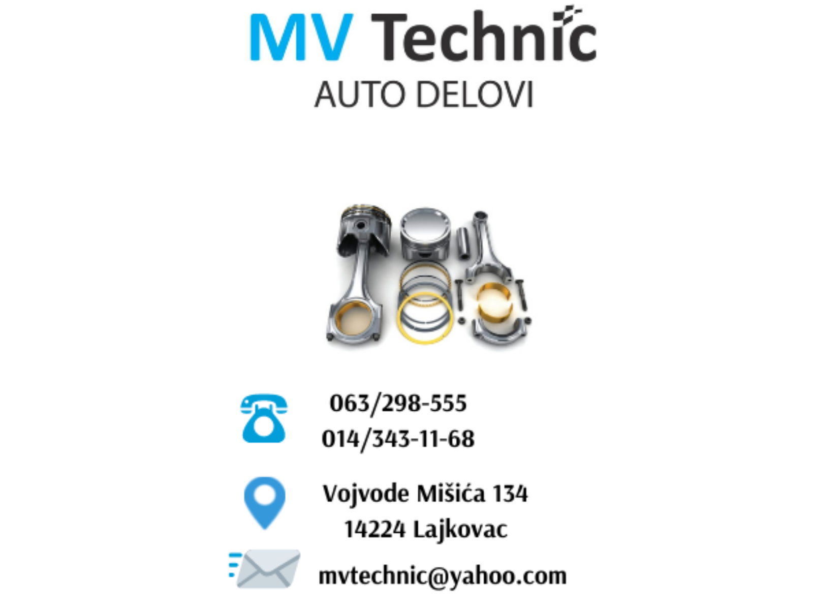Auto delovi MV Technic Lajkovac